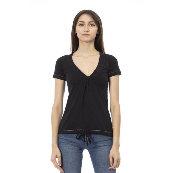Trussardi Action Black Cotton Women Women's T-Shirt